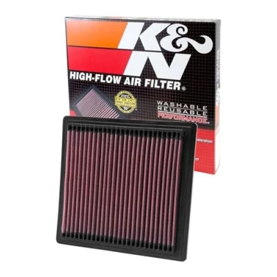 Image of K&amp;N Engine Air Filter: High Performance, Premium Washable Replacement Compatible with 1994 2004 Honda (HRV, CRV, Civic V, VI, CR HX, GX, Si, Package) 33 2104