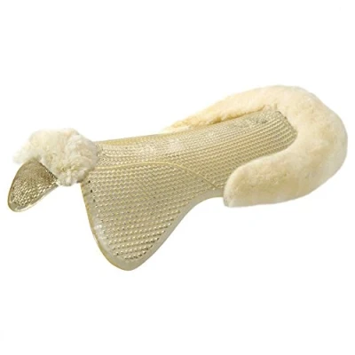 Image of Acavallo Just Gel Lambskin Half Pad Large Natural
