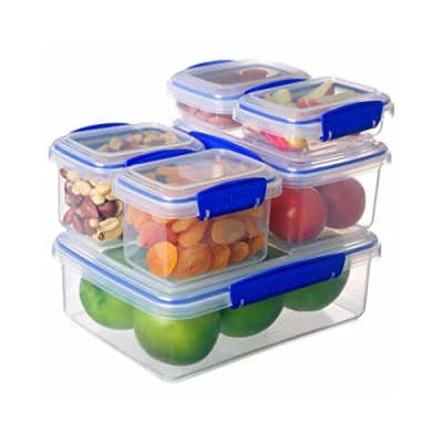 Image of System Lot of 6 boîtes Alimentaires rectangulaires to Clips