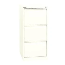 Image of Bisley BS3E Filing Cabinet 3 Drawer H1016mm Chalk White 101222