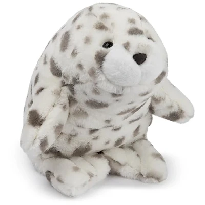 Image of GUND Nuri Leopard Seal Plush, Premium Stuffed Animal for Ages 1 and Up, White/Gray, 10