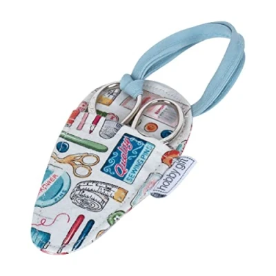 Image of Hobby Gift Embroidery Scissors Vintage in Case 5.5 x 11cm Sewing Notions