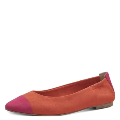 Image of Marco Tozzi Ballet pumps, Women&#039;s, Size: 5, Carrot Textile