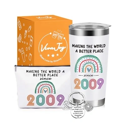 Image of VivaJoy 16th Birthday Gifts Girl Sweet Rainbow Mugs, Personalised 16 Year Old Present for Best Friend, Sister, Daughter, Cool Presents Olds