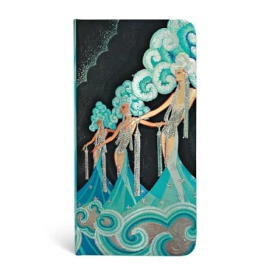 Image of Paperblanks Hardcover Journal Plume Lined Slim (90 x 180 mm) (Vintage Vogue)