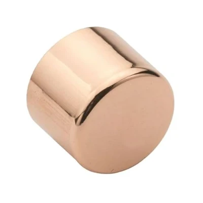 Image of Bag of 5 10mm end Feed Stop (Known as end/Plumbing caps/Stop Cap / Copper Pipe Fittings Also Available in 8mm, 10mm, 15mm, 22mm, 28mm, 35mm, 42mm and 54mm)
