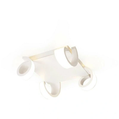Image of Tsunami 4 Light Ceiling, 48W LED, 3000K, 3600lm, Sand White