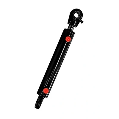 Image of Flowfit Hydraulic Double Acting Standard Ram Cylinder, 32mm Bore, 20mm Rod, 300mm Stroke, with Spherical Pin Holes at Base and Rod End