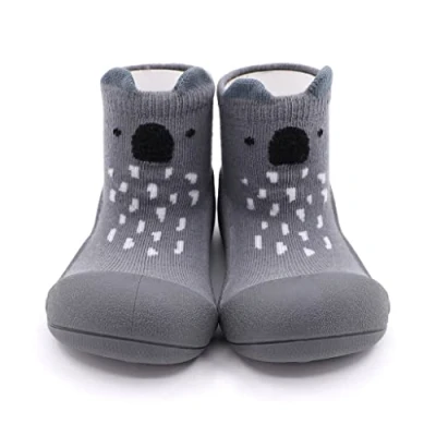 Image of Attipas First Steps Shoes Koala Model, grey, 22.5/23 EU Ancho