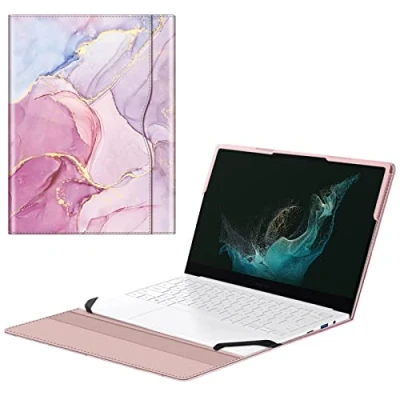 Image of Fintie Sleeve Case Cover for 13.3&quot; Samsung Galaxy Book3 360 NP730QFG/Galaxy Book2 Pro 13 NP930XED/Galaxy NP930QED/Galaxy NP730QED/Galaxy Chromebook XE930QCA, GlitterMarble