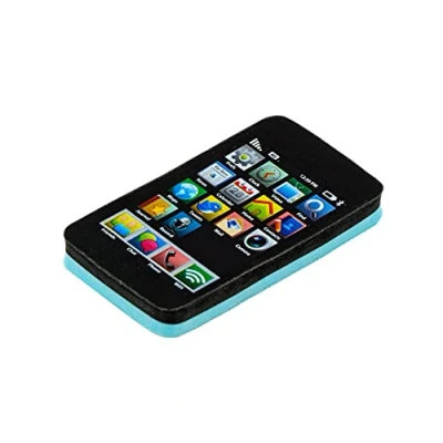 Image of TSI 44001 MyPhone Eraser, Black/Blue