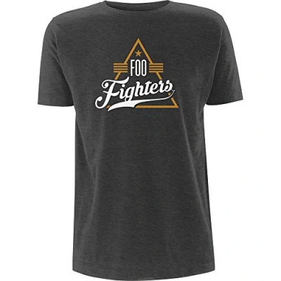 Image of Grey Foo Fighters Triangle Official Tee T Shirt Mens Unisex (X Large)