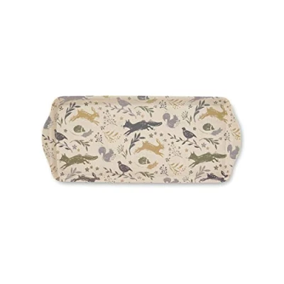 Image of Cooksmart British Designed Small Serving Tray Dinner For Multiple Uses Around The Home Trays Food Or Drinks Woodland