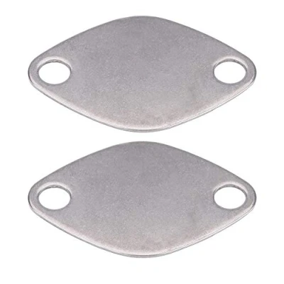 Image of Valve Blanking Plate,2 Pcs 8mm EGR Block Plate Kit for Replacement Renault Espace Laguna Master TRAFIC Vauxhall MOVANO Popular