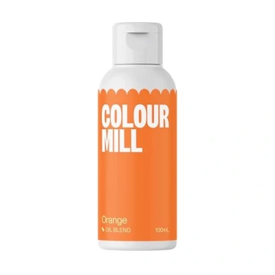 Image of Colour Mill Food Colouring Orange 100ml Next Generation Oil Based for Baking, Decorating, Icing and Cooking Dye DIY Slime Crafts