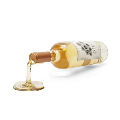 Image of LUDI VIN 8809384180382 Wine Holder with Clear Plastic 8.6 x 8.5 7.5 cm