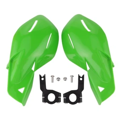 Image of GOOFIT 7/8&quot; Handlebar Hand Brush Guards Protector Handguards Assy Replacement For Motocross Motorcycle Off road Pit Dirt Bike ATV Green