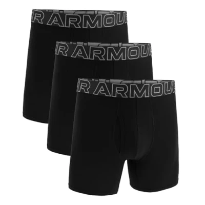 Image of Under Armour Underwear Performance Solid 3 PACK Pants, Men&#039;s, Size: 3XL, Black