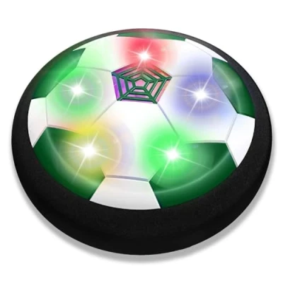 Image of JRD&amp;BS WINL Hover Football Toys for 4 8 Years Old Boys Girls LED Soccer Kids Gifts 3 12 Boy Indoor Sport Game Birthday Toy (Green)