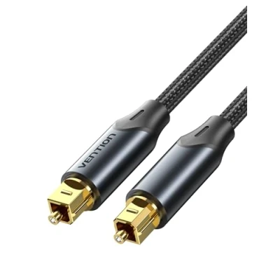 Image of VENTION Optical Audio Cable 3m Digital Toslink for Soundbar to Tv, Lead Gold Plated Home Cinema, S/PDIF, PS4, Xbox, Stereo System Black