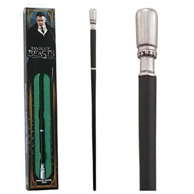 Image of The Noble Collection Percival Graves Wand In A Standard Windowed Box 15in (37cm) Wizarding World Fantastic Beasts Film Set Movie Props Wands