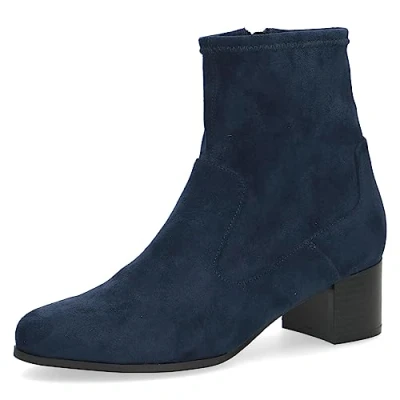 Image of CAPRICE Women&#039;s 9 25316 41 Heeled Ankle Boot, Ocean Stretch, 4.5 UK