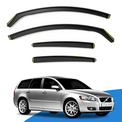 Image of EdgeVisors Wind Deflectors Set Fits: Volvo V50 2004 2012 5 Door Estate 4pc