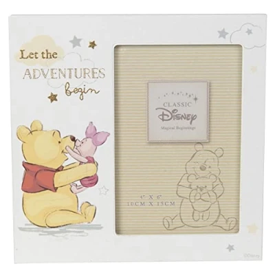 Image of Disney Magical Beginnings MDF 4&#039; x 6&#039; Photo Frame Pooh Adventure DI417, 200 g