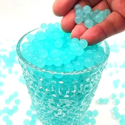 Image of ATIL 10,000pcs Gel Ball Ammo Refill for Electric Gun Blaster Turquoise Bluish Green