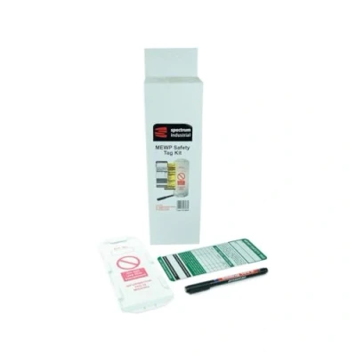 Image of MEWP Tagging Kit, Includes 10 Holders 20 Inserts 2 Pens, Polypropylene