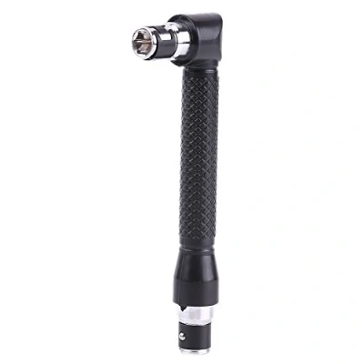 Image of L Shaped Screwdriver Two Heads Socket Wrench with 10 Pieces Bits, 1/4 Inch Shape Double Head Hex for Home, Garage, Laboratory Metal