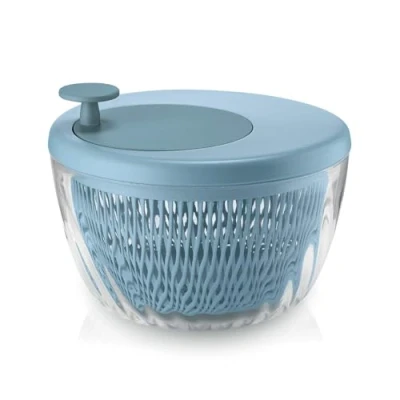 Image of Guzzini Salad spinner 1709 Matt Blue 26 x 19 cm