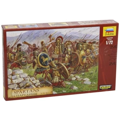 Image of Zvezda ZVE 8068 500788068 1:72 Historische Figuren Set Spartiates Model kit, Multicoloured