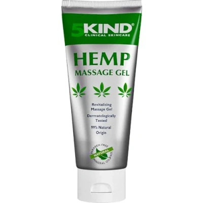 Image of 5kind Hemp Active Gel 100ml High Strength Oil Formula Natural Massage for Back, Muscles, Feet, Knees, Neck &amp; Shoulders Muscle Rub Rich in Extracts