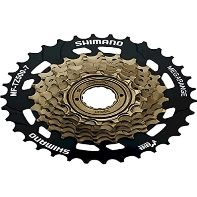 Image of SHIMANO Unisex Adult E MFTZ5107434 Screw Ring, Brown/Black, 14 16 18 20 22 24 34 Teeth