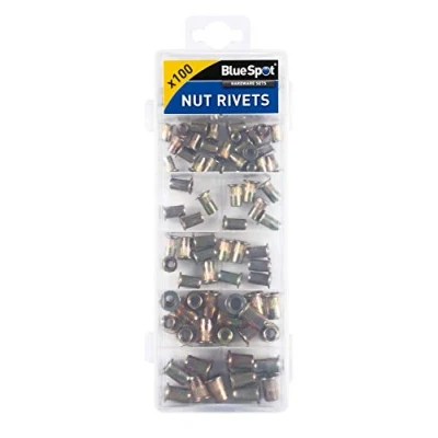 Image of Bluespot 40602 100pce Nut Rivets (M3 M6)