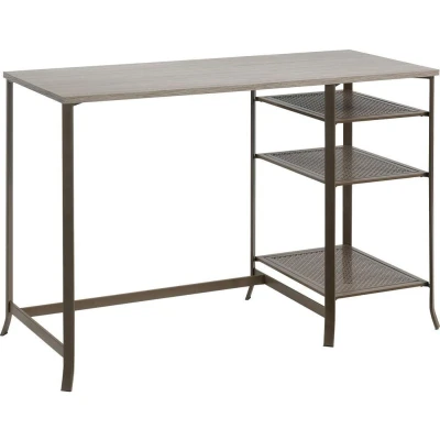 Image of TEKNIK City Centre 5427120 Desk Champagne Oak