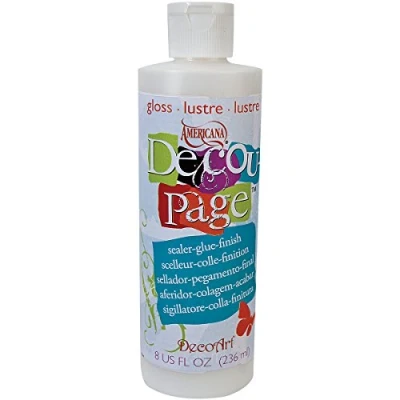 Image of Deco Art Americana Decou Page Glue 8oz Gloss, Other, Multicoloured, 5.08 x 16.51 cm