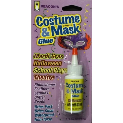 Image of Costume &amp; Mask Glue 29 ml Medium Dries Bottle, Clear