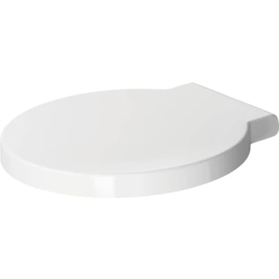 Image of Duravit Toilet seat Starck 1, Soft Close seat, Urea thermoset lid, Cover with Stainless Steel Hinges, White