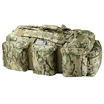 Image of Kombat Combat Army Tactical Assault Kit Travel Shoulder Bag Rucksack Hold All BTP Camo