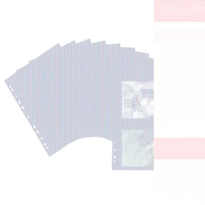 Image of HERMA Photo Pockets for Ring Binder Albums, Acid Free, 18 x 13 cm Landscape Format, 40 Pockets, White