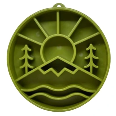 Image of SodaPup Great Outdoors Enrichment Bowl Durable Slow Feeder Made in USA from Non Toxic, Pet Safe, Food Safe Material for Mental Stimulation, Slowing Down Eating, Healthy Digestion, &amp; More