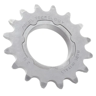 Image of Miche 3/32 Fixed Sprockets with Carrier Track Sprocket, Silver, 18t
