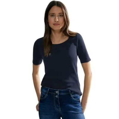 Image of Cecil Women&#039;s 311780 Lena 03 T Shirt, Universal Blue, L