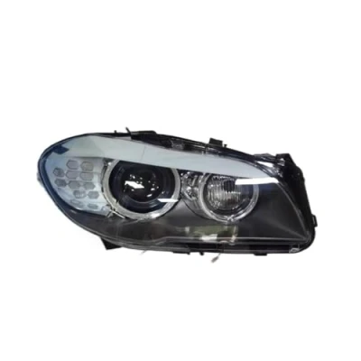 Image of HeadLight Assemblies For BMW F10 F18 F11 5 Series 2009 2016 Xenon Headlamp Car assembly 63117271911 front light (Size : With, Color Right)