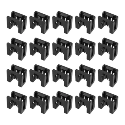 Image of SG Store 20pcs Windscreen Cowl Scuttle Panel Clips Replacement Part 668204BA5A Compatible with Nissan Leaf 2017 2023 Grille Clip Black