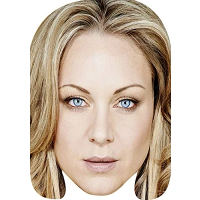 Image of FoxyPrinting Roxy Mitchell 2018 Celebrity Cardboard Party Face Mask Fancy Dress