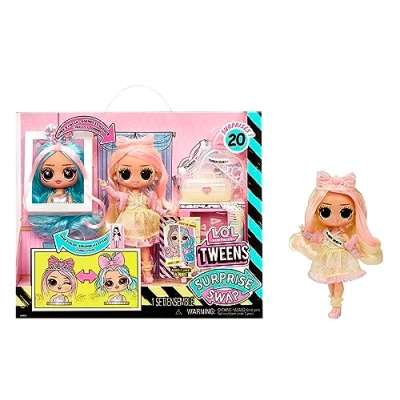 Image of L.O.L. Surprise Tweens Swap Series Braids 2 Waves Winnie Fashion Doll with 20+ Surprises Including Styling Head and Fabulous Fashions Accessories Great for Kids Ages 4+
