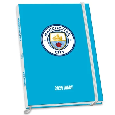 Image of 2025 Diary Manchester City FC Week to View A5 Football Official Product